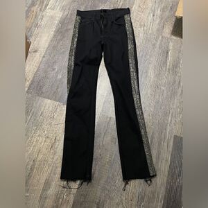 Mother jeans with glitter and beads #5